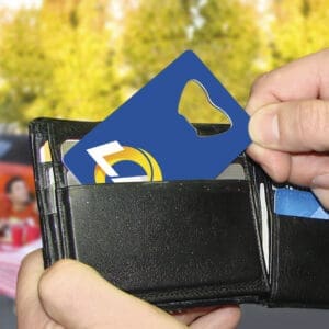 Los Angeles Rams Rams Credit Card Style Bottle Opener - 2 x 3.25